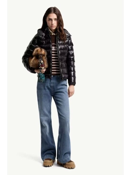 Moncler Jackets & Blazers - Moncler Women's Black Nylon Down Short Jacket Authentic Tag Size 1 Small 2978